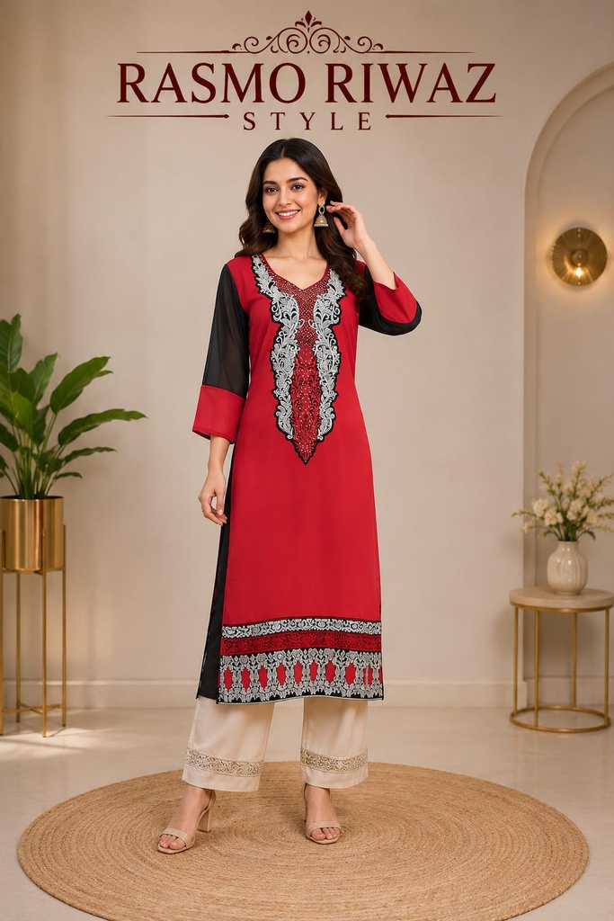 Beautiful Gorgette Kurti